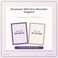 Idgit Ink Seasonal Affective Disorder Support deluxe journal and planner bundle — primary bundle cover showing both deluxe products