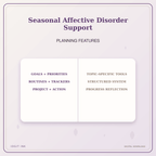 Idgit Ink Seasonal Affective Disorder Support deluxe journal and planner bundle — planner organization and planning features