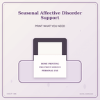 Idgit Ink Seasonal Affective Disorder Support deluxe journal and planner bundle — home and professional printing information