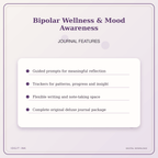 Idgit Ink Bipolar Wellness & Mood Awareness deluxe journal and planner bundle — journal prompts and reflection features
