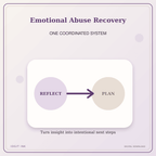 Idgit Ink Emotional Abuse Recovery deluxe journal and planner bundle — topic-specific benefits and use cases
