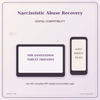 Idgit Ink Narcissistic Abuse Recovery deluxe journal and planner bundle — tablet and pdf annotation compatibility