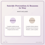 Idgit Ink Suicide Prevention & Reasons to Stay deluxe journal and planner bundle — complete journal and planner bundle contents