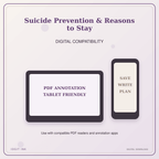 Idgit Ink Suicide Prevention & Reasons to Stay deluxe journal and planner bundle — tablet and pdf annotation compatibility