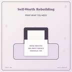 Idgit Ink Self-Worth Rebuilding deluxe journal and planner bundle — home and professional printing information