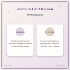 Idgit Ink Shame & Guilt Release deluxe journal and planner bundle — complete journal and planner bundle contents