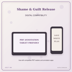 Idgit Ink Shame & Guilt Release deluxe journal and planner bundle — tablet and pdf annotation compatibility