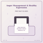 Idgit Ink Anger Management & Healthy Expression deluxe journal and planner bundle — home and professional printing information