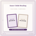Idgit Ink Inner Child Healing deluxe journal and planner bundle — primary bundle cover showing both deluxe products