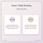 Idgit Ink Inner Child Healing deluxe journal and planner bundle — complete journal and planner bundle contents