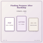 Idgit Ink Finding Purpose After Hardship deluxe journal and planner bundle — digital formats and available page sizes