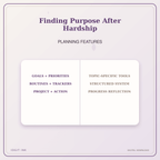 Idgit Ink Finding Purpose After Hardship deluxe journal and planner bundle — planner organization and planning features