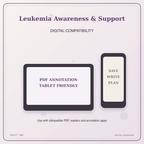 Idgit Ink Leukemia Awareness & Support deluxe journal and planner bundle — tablet and pdf annotation compatibility