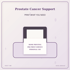 Idgit Ink Prostate Cancer Support deluxe journal and planner bundle — home and professional printing information