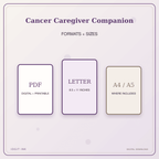Idgit Ink Cancer Caregiver Companion deluxe journal and planner bundle — digital formats and available page sizes