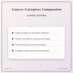 Idgit Ink Cancer Caregiver Companion deluxe journal and planner bundle — journal prompts and reflection features