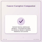 Idgit Ink Cancer Caregiver Companion deluxe journal and planner bundle — instant download and no physical product notice