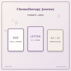 Idgit Ink Chemotherapy Journey deluxe journal and planner bundle — digital formats and available page sizes