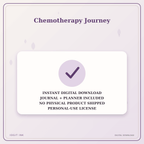 Idgit Ink Chemotherapy Journey deluxe journal and planner bundle — instant download and no physical product notice