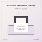 Idgit Ink Radiation Treatment Journey deluxe journal and planner bundle — home and professional printing information