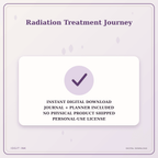 Idgit Ink Radiation Treatment Journey deluxe journal and planner bundle — instant download and no physical product notice