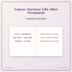 Idgit Ink Cancer Survivor Life After Treatment deluxe journal and planner bundle — planner organization and planning features