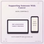 Idgit Ink Supporting Someone With Cancer deluxe journal and planner bundle — tablet and pdf annotation compatibility