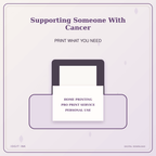 Idgit Ink Supporting Someone With Cancer deluxe journal and planner bundle — home and professional printing information