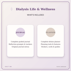 Idgit Ink Dialysis Life & Wellness deluxe journal and planner bundle — complete journal and planner bundle contents