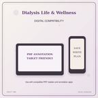 Idgit Ink Dialysis Life & Wellness deluxe journal and planner bundle — tablet and pdf annotation compatibility