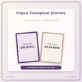 Idgit Ink Organ Transplant Journey deluxe journal and planner bundle — primary bundle cover showing both deluxe products