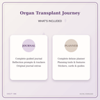 Idgit Ink Organ Transplant Journey deluxe journal and planner bundle — complete journal and planner bundle contents