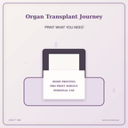 Idgit Ink Organ Transplant Journey deluxe journal and planner bundle — home and professional printing information