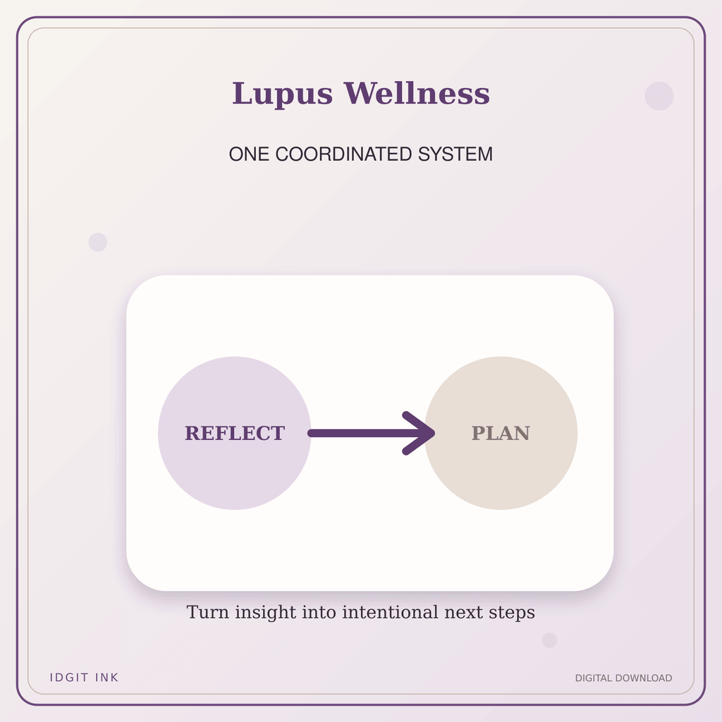 Idgit Ink Lupus Wellness deluxe journal and planner bundle — topic-specific benefits and use cases