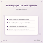 Idgit Ink Fibromyalgia Life Management deluxe journal and planner bundle — journal prompts and reflection features
