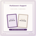 Idgit Ink Parkinson's Support deluxe journal and planner bundle — primary bundle cover showing both deluxe products
