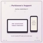 Idgit Ink Parkinson's Support deluxe journal and planner bundle — tablet and pdf annotation compatibility