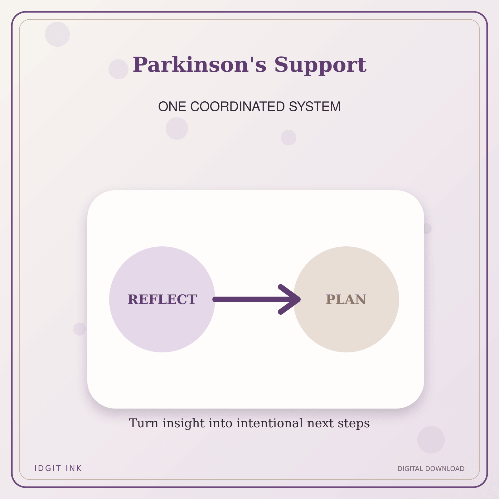Idgit Ink Parkinson's Support deluxe journal and planner bundle — topic-specific benefits and use cases