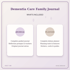Idgit Ink Dementia Care Family Journal deluxe journal and planner bundle — complete journal and planner bundle contents