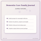 Idgit Ink Dementia Care Family Journal deluxe journal and planner bundle — journal prompts and reflection features