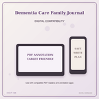 Idgit Ink Dementia Care Family Journal deluxe journal and planner bundle — tablet and pdf annotation compatibility