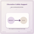 Idgit Ink Ulcerative Colitis Support deluxe journal and planner bundle — topic-specific benefits and use cases