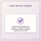 Idgit Ink Celiac Disease Lifestyle deluxe journal and planner bundle — instant download and no physical product notice