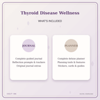 Idgit Ink Thyroid Disease Wellness deluxe journal and planner bundle — complete journal and planner bundle contents
