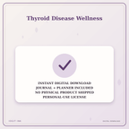 Idgit Ink Thyroid Disease Wellness deluxe journal and planner bundle — instant download and no physical product notice