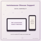 Idgit Ink Autoimmune Disease Support deluxe journal and planner bundle — tablet and pdf annotation compatibility