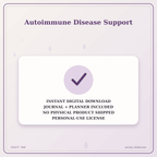 Idgit Ink Autoimmune Disease Support deluxe journal and planner bundle — instant download and no physical product notice