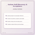Idgit Ink Autism Self-Discovery & Acceptance deluxe journal and planner bundle — journal prompts and reflection features