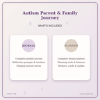Idgit Ink Autism Parent & Family Journey deluxe journal and planner bundle — complete journal and planner bundle contents