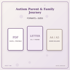 Idgit Ink Autism Parent & Family Journey deluxe journal and planner bundle — digital formats and available page sizes